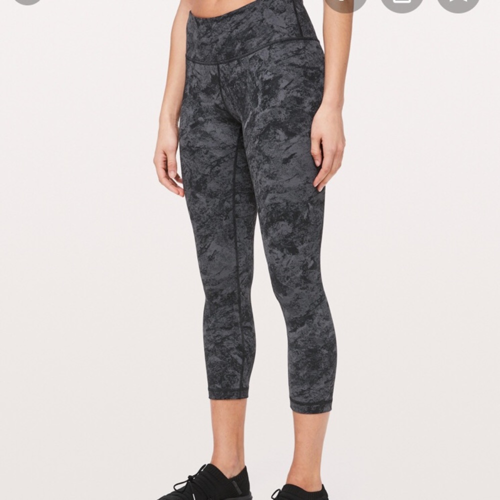 Lululemon Wunder Under Mid-Rise Crop Pants